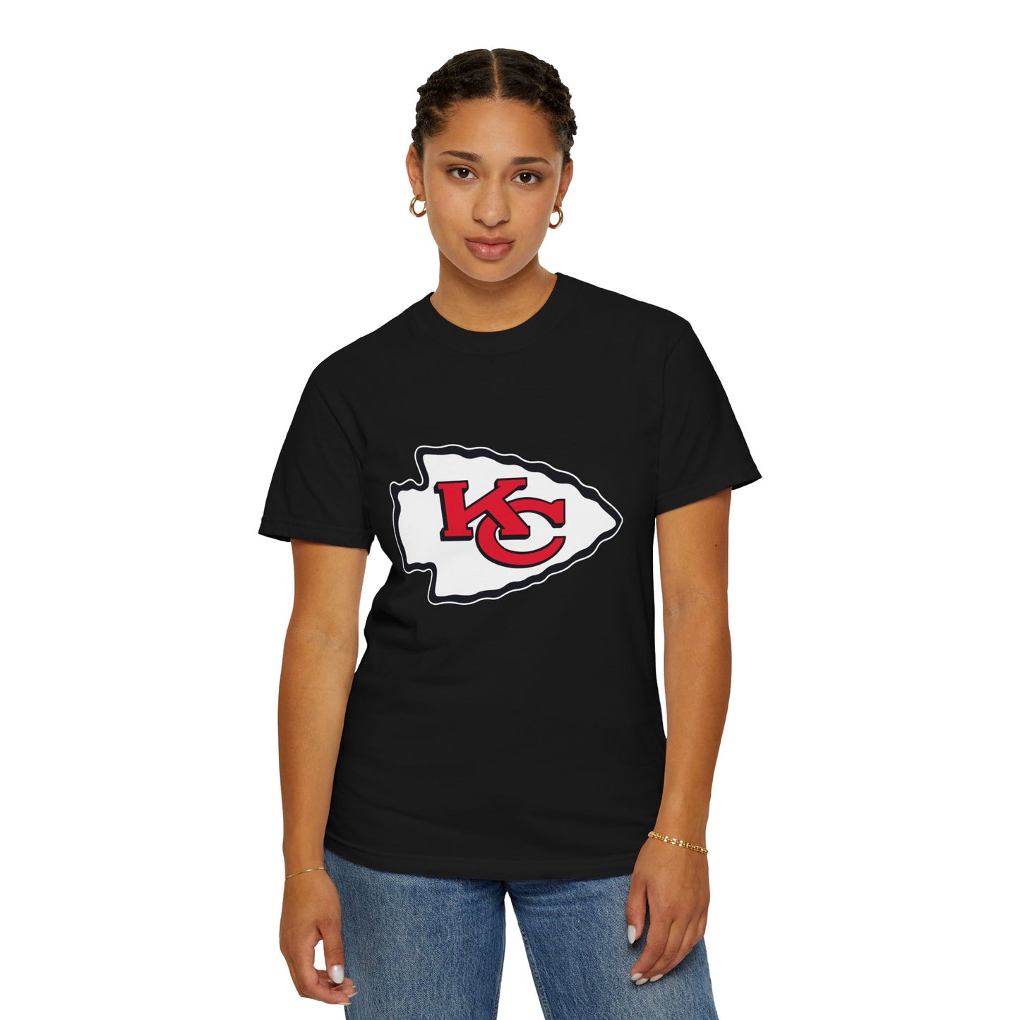 Kansas City Chiefs Collectibles Garment-Dyed T-Shirt – Premium Cotton Tee for Customization