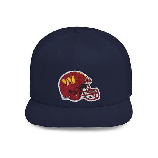 Washington Commanders Fans Flat Bill Snapback – Lightweight, Custom Fit, Premium Quality