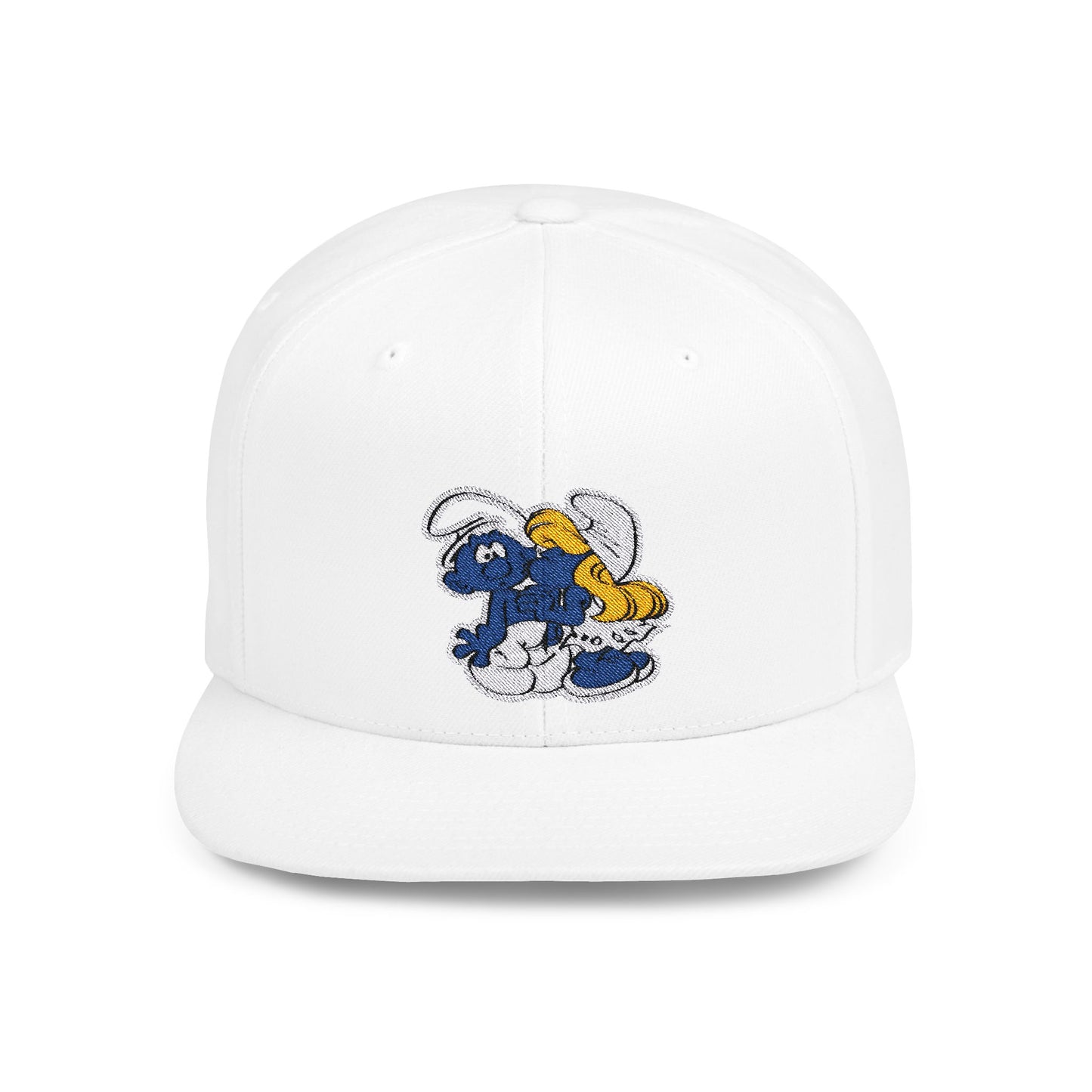 The Smurf Love Flat Bill Snapback – Lightweight, Custom Fit, Premium Quality