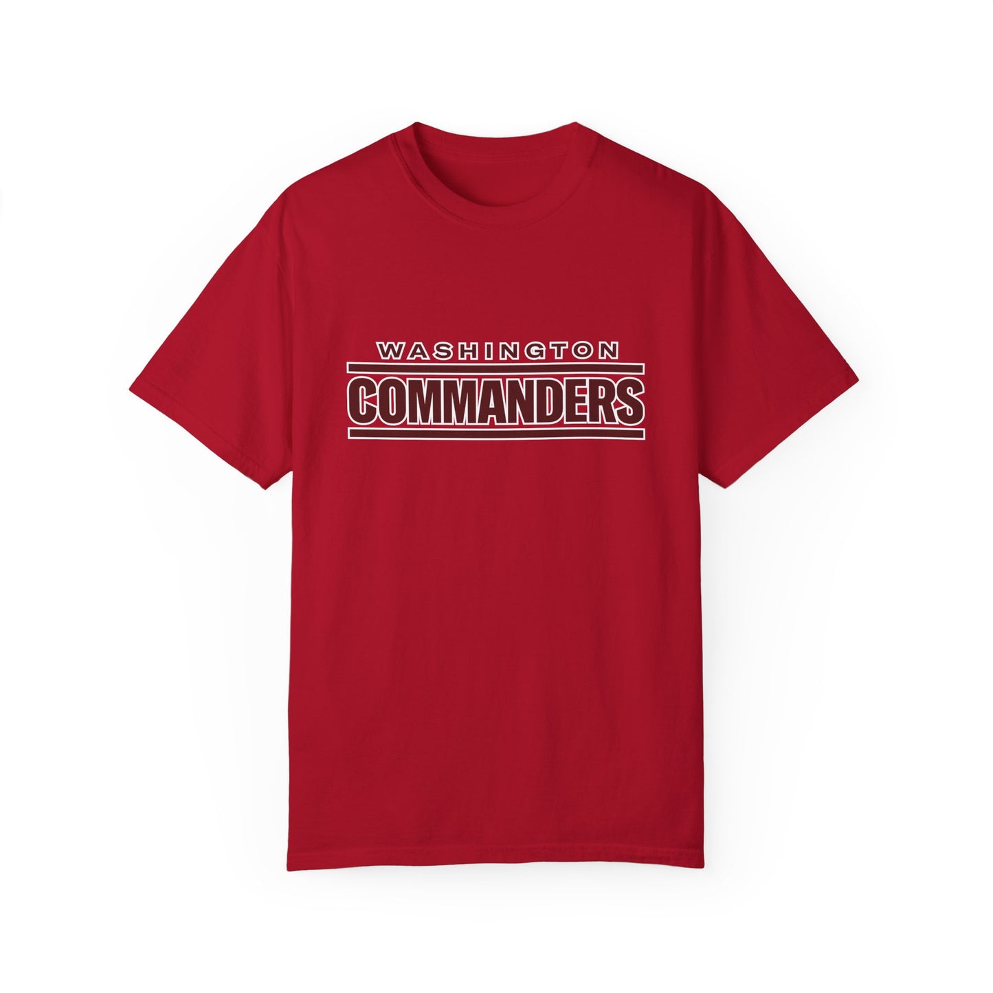 Washington Commanders Gear Garment-Dyed T-Shirt – Premium Cotton Tee for Customization