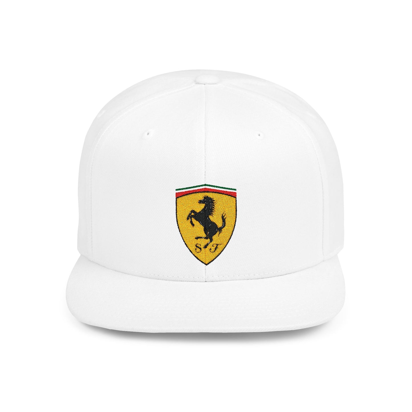 Ferrari Auto Flat Bill Snapback – Lightweight, Custom Fit, Premium Quality