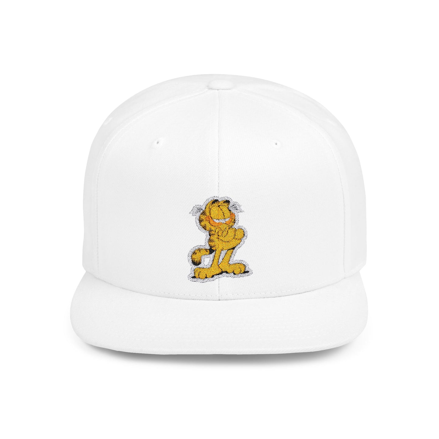 Garfield Flat Bill Snapback – Lightweight, Custom Fit, Premium Quality