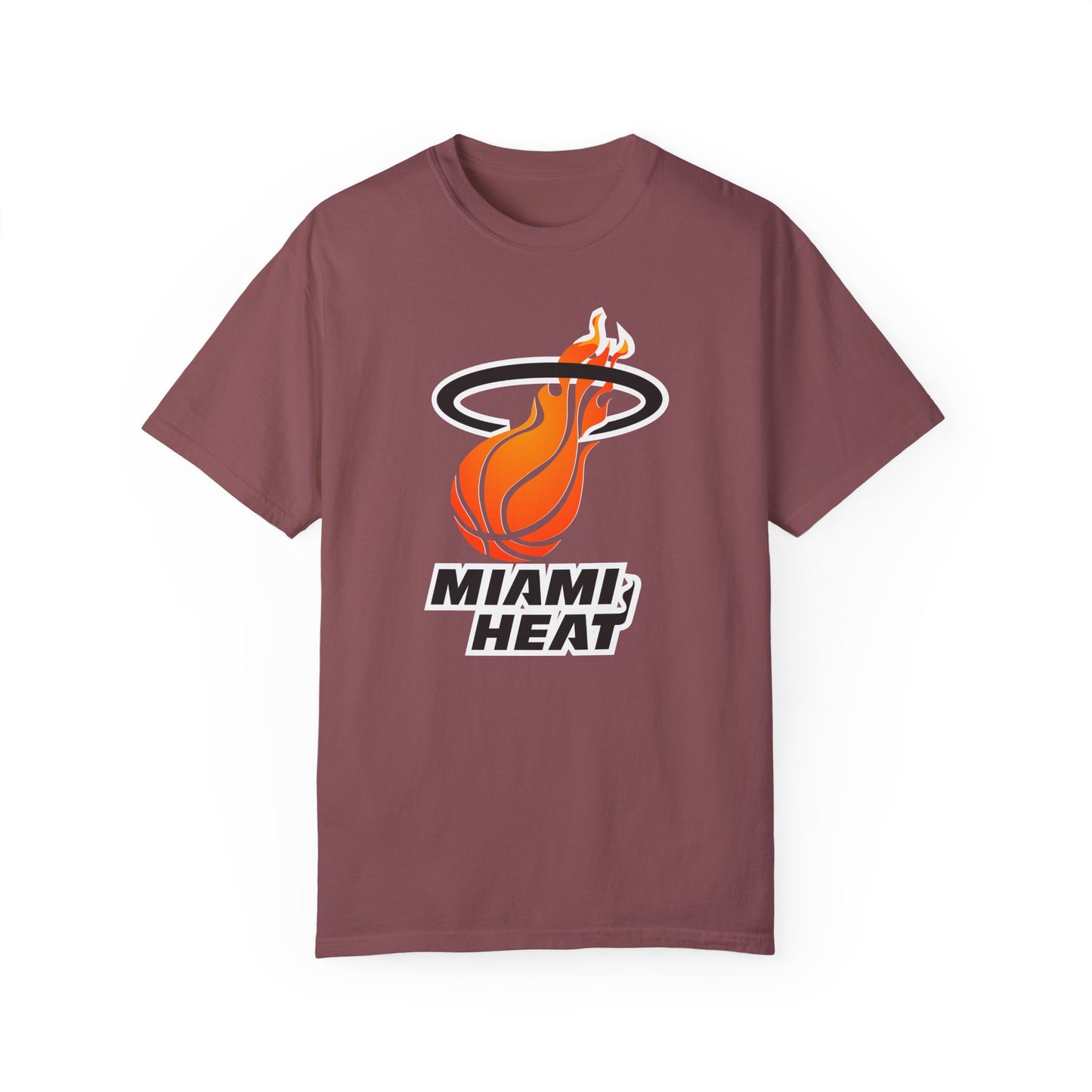 Miami Heat NBA Fans Garment-Dyed T-Shirt – Premium Cotton Tee for Customization