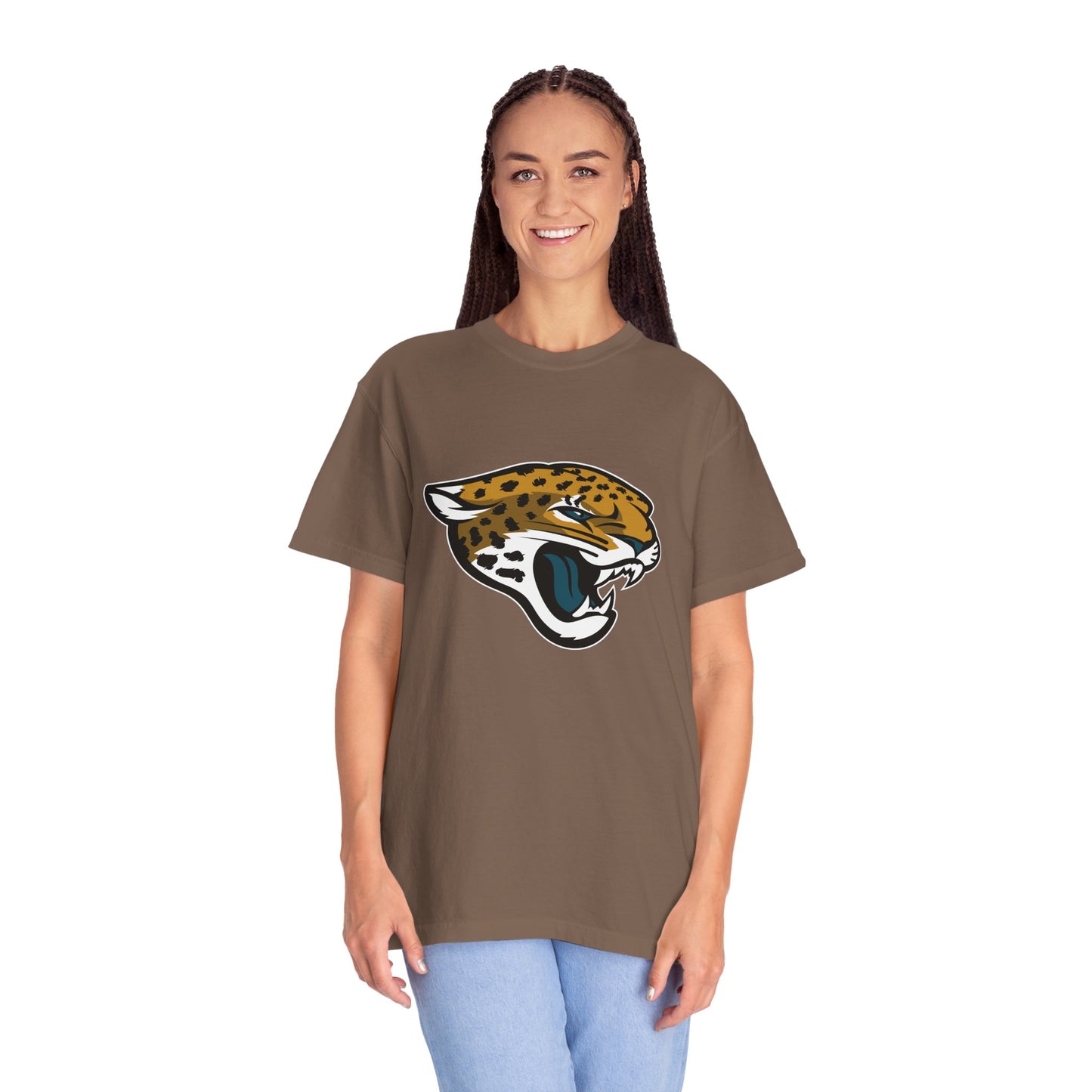 Jacksonville Jaguars Team Merch Garment-Dyed T-Shirt – Premium Cotton Tee for Customization