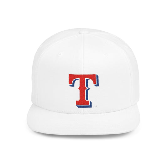 Texas Rangers Flat Bill Snapback – Lightweight, Custom Fit, Premium Quality