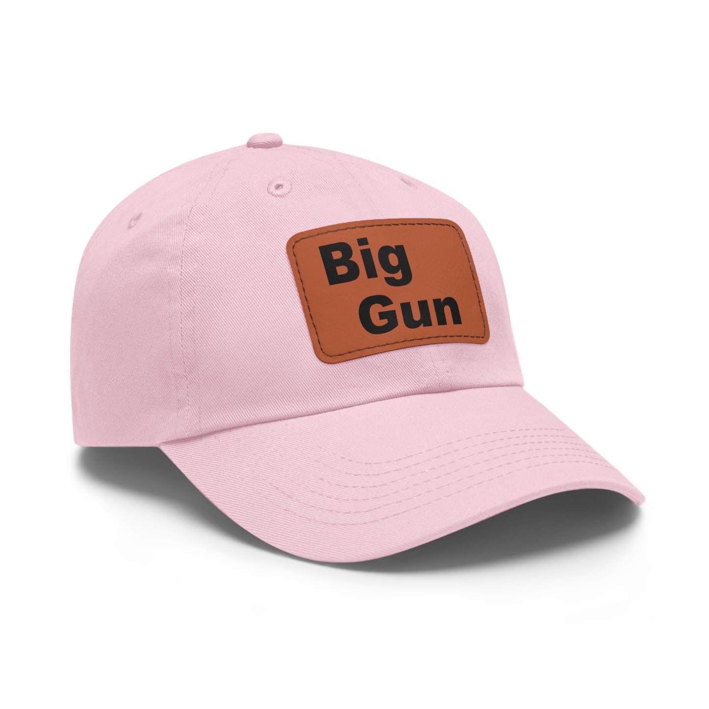 Dad Leather Patch Hat Big Gun – Timeless Style, Perfect Fit