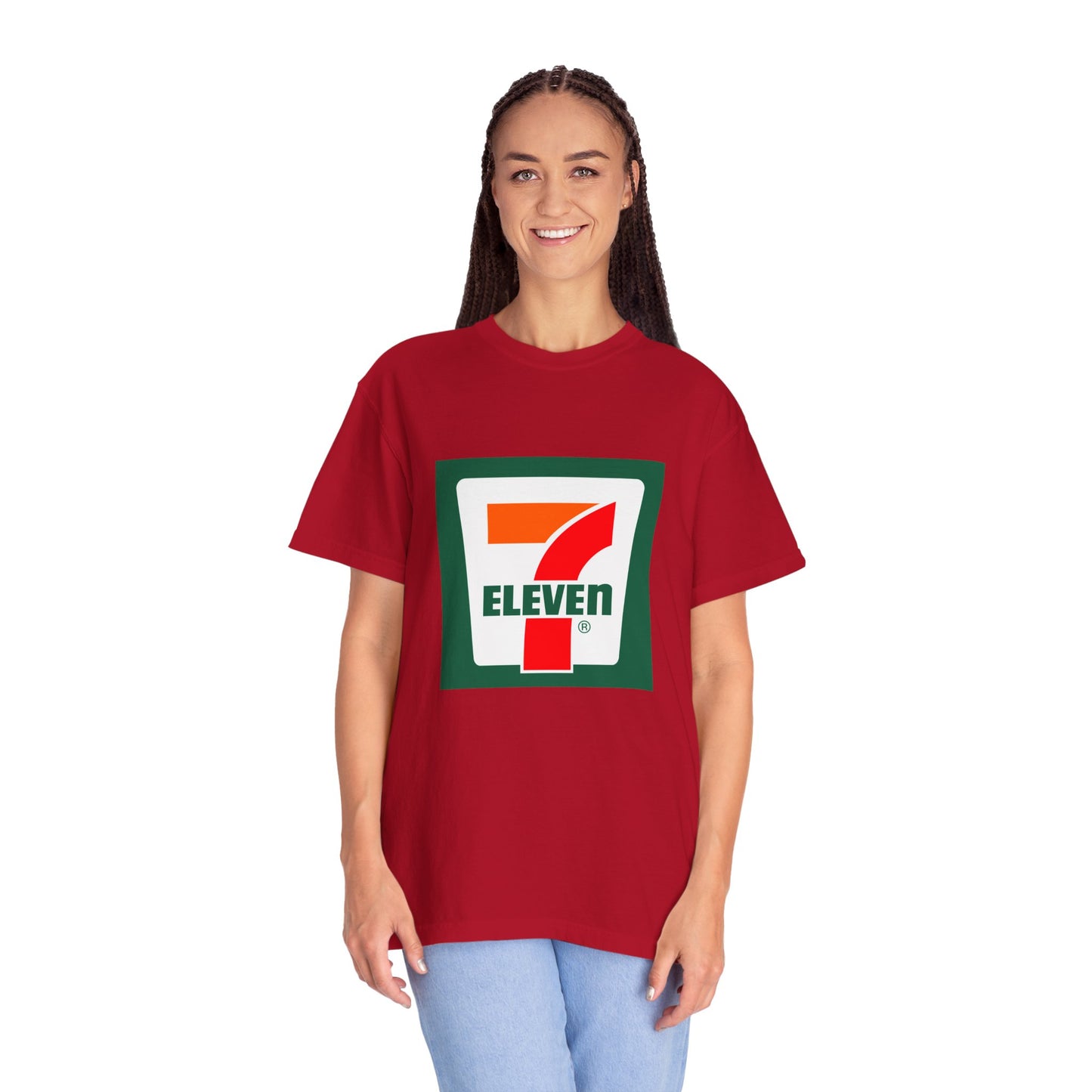 7 Eleven Garment-Dyed T-Shirt – Premium Cotton Tee for Customization