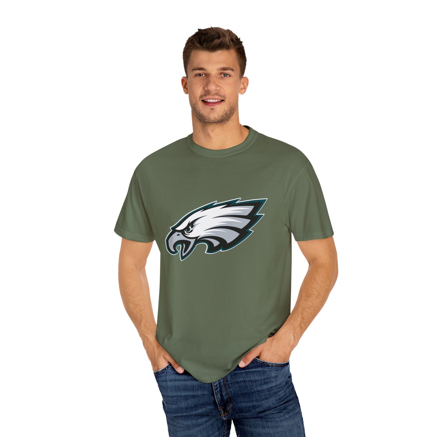 Philadelphia Eagles Pride Garment-Dyed T-Shirt – Premium Cotton Tee for Customization