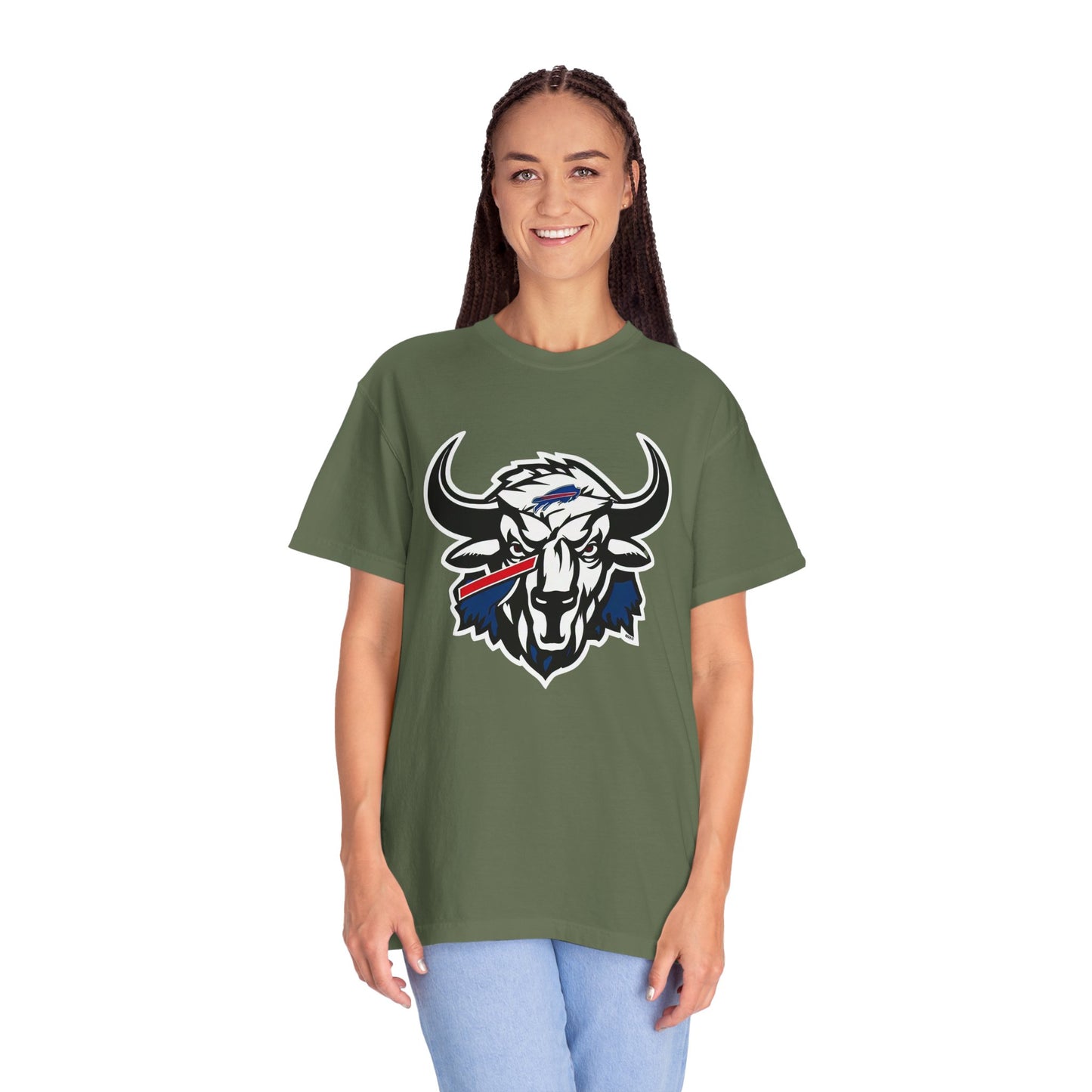 Buffalo Bills New Style Garment-Dyed T-Shirt – Premium Cotton Tee for Customization