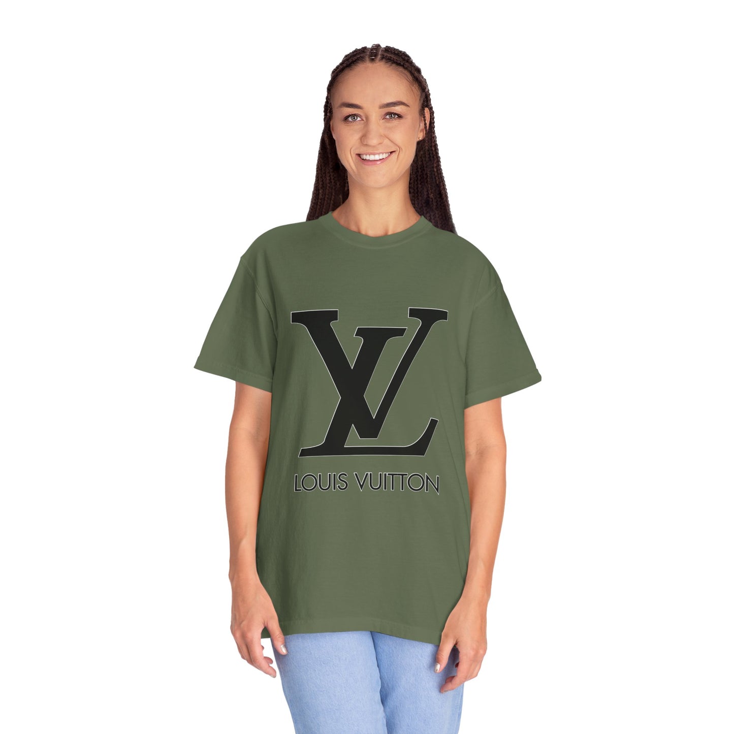 Louis Vuitton Garment-Dyed T-Shirt – Premium Cotton Tee for Customization