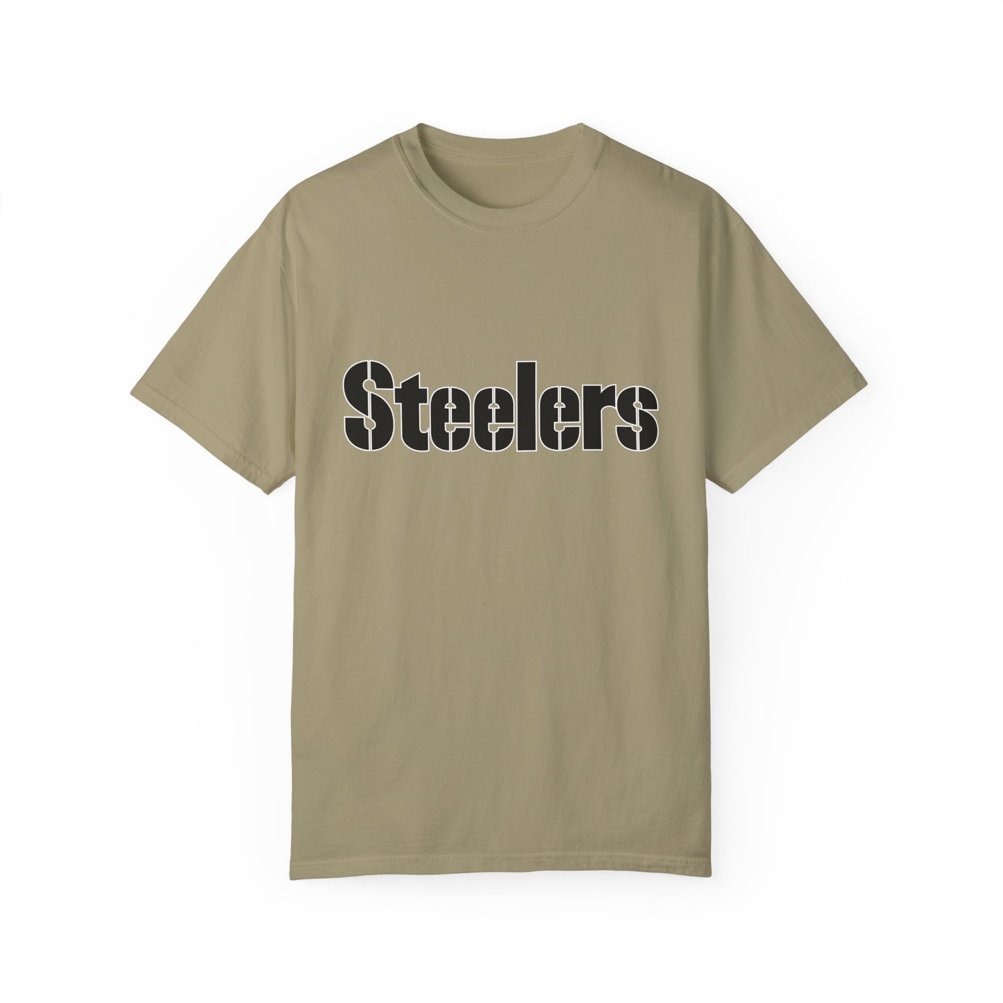 Pittsburgh Steelers Football Fan Garment-Dyed T-Shirt – Premium Cotton Tee for Customization