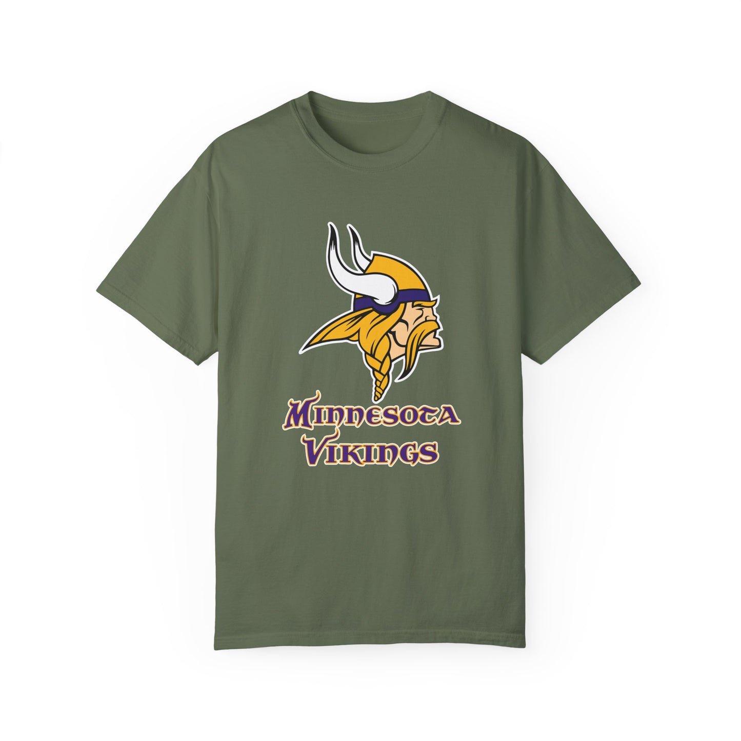 Minnesota Vikings Merchandise Garment-Dyed T-Shirt – Premium Cotton Tee for Customization