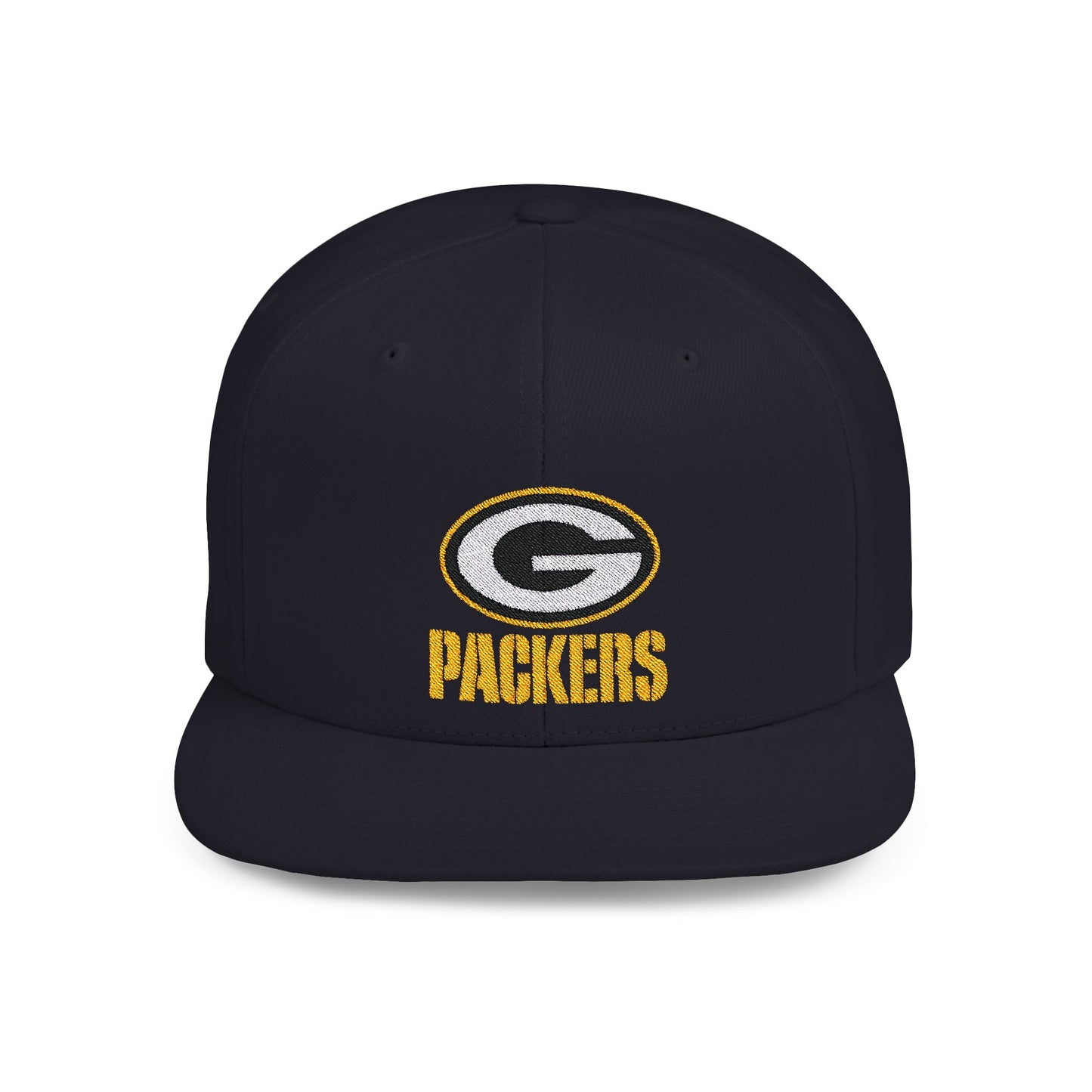 Green Bay Packers Flat Bill Snapback – Lightweight, Custom Fit, Premium Quality