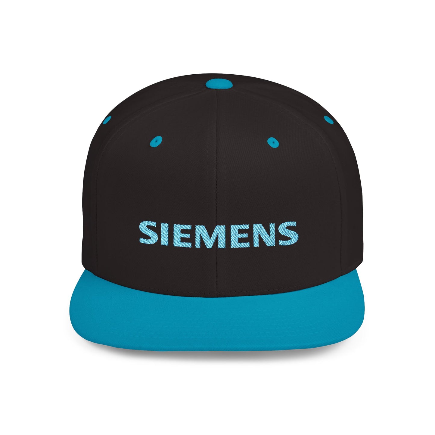 Siemens Flat Bill Snapback – Lightweight, Custom Fit, Premium Quality