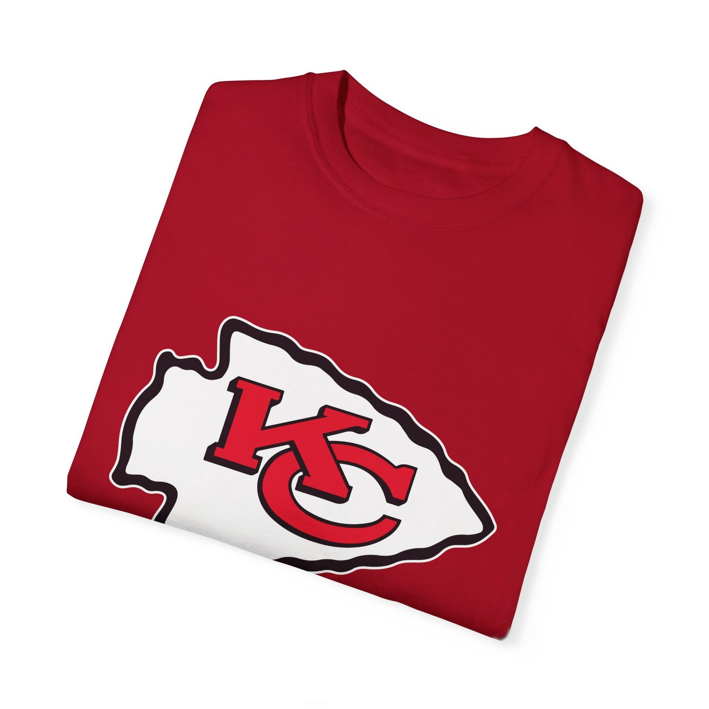 Kansas City Chiefs Collectibles Garment-Dyed T-Shirt – Premium Cotton Tee for Customization