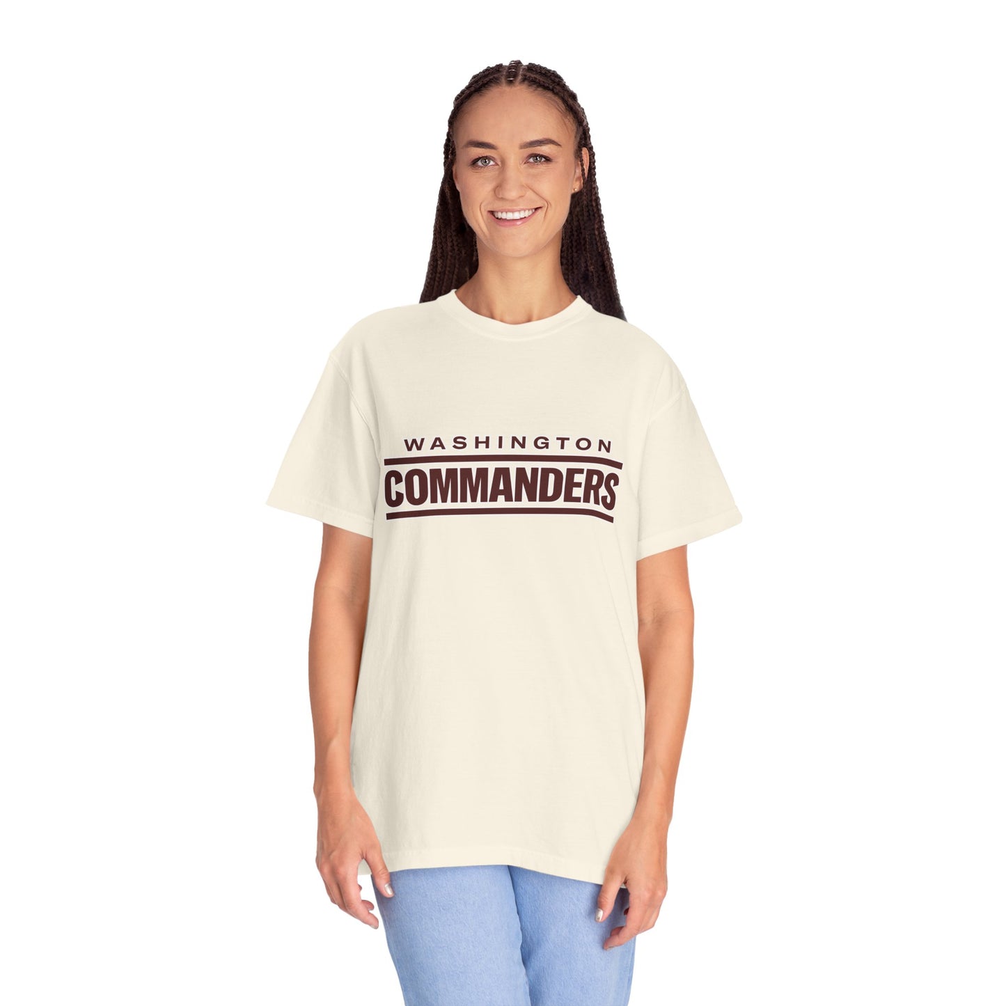 Washington Commanders Gear Garment-Dyed T-Shirt – Premium Cotton Tee for Customization