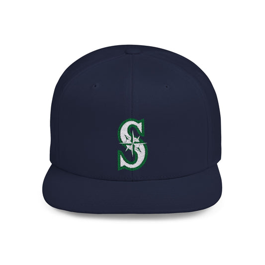 Seattle Mariners Flat Bill Snapback – Lightweight, Custom Fit, Premium Quality