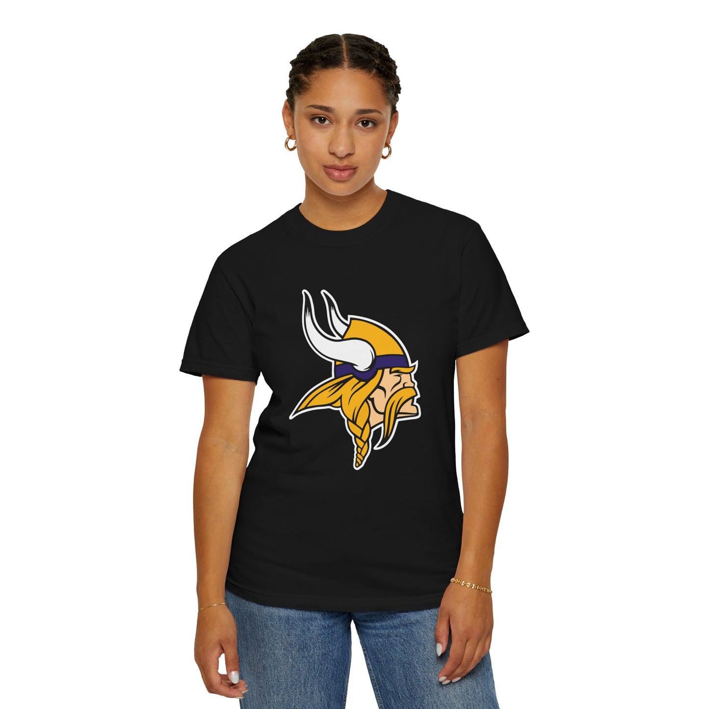 Minnesota Vikings Gear Garment-Dyed T-Shirt – Premium Cotton Tee for Customization