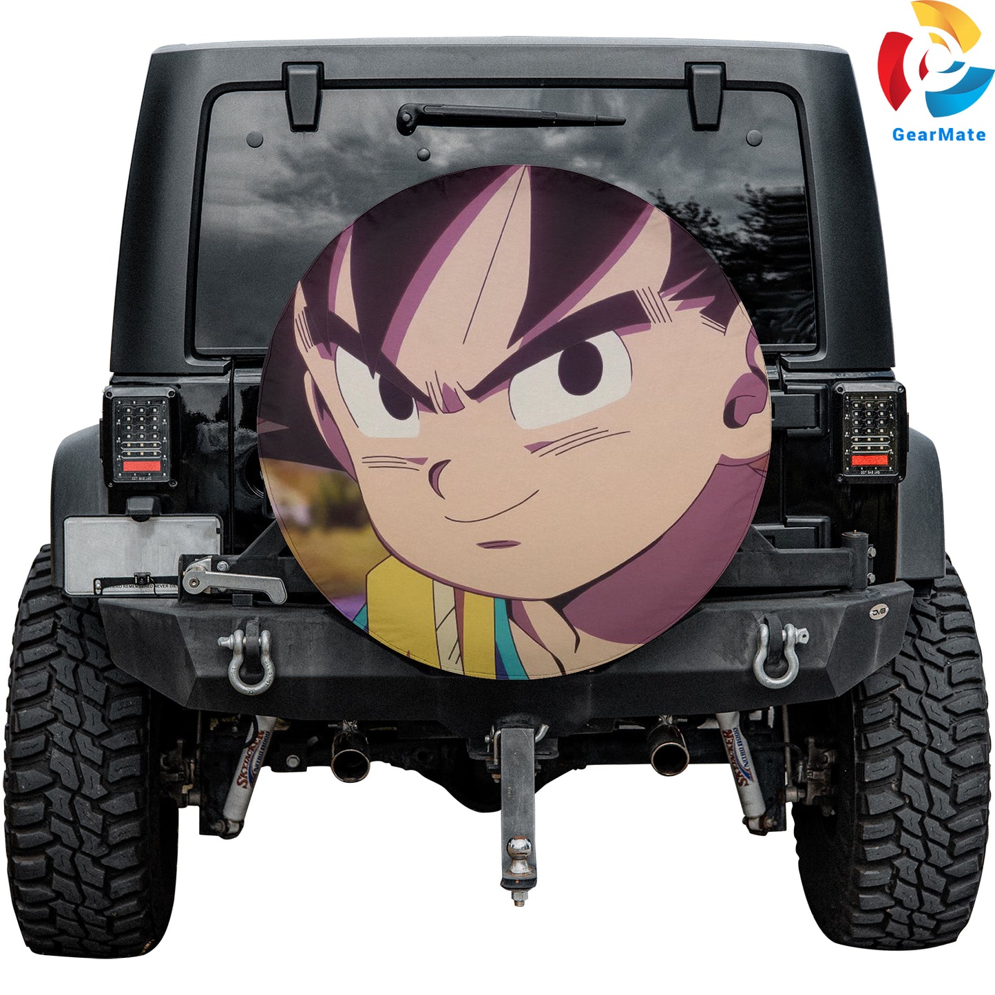 Goku Dragon Ball DAIMA Anime Series Spare Tire Cover – Premium Waterproof UV-Resistant Protector