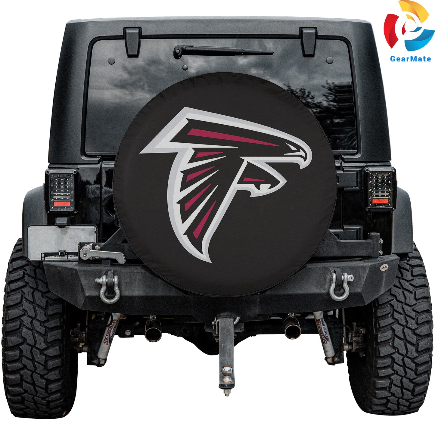 Atlanta Falcons NFL Fans Gear Spare Tire Cover – Premium Waterproof UV-Resistant Protector