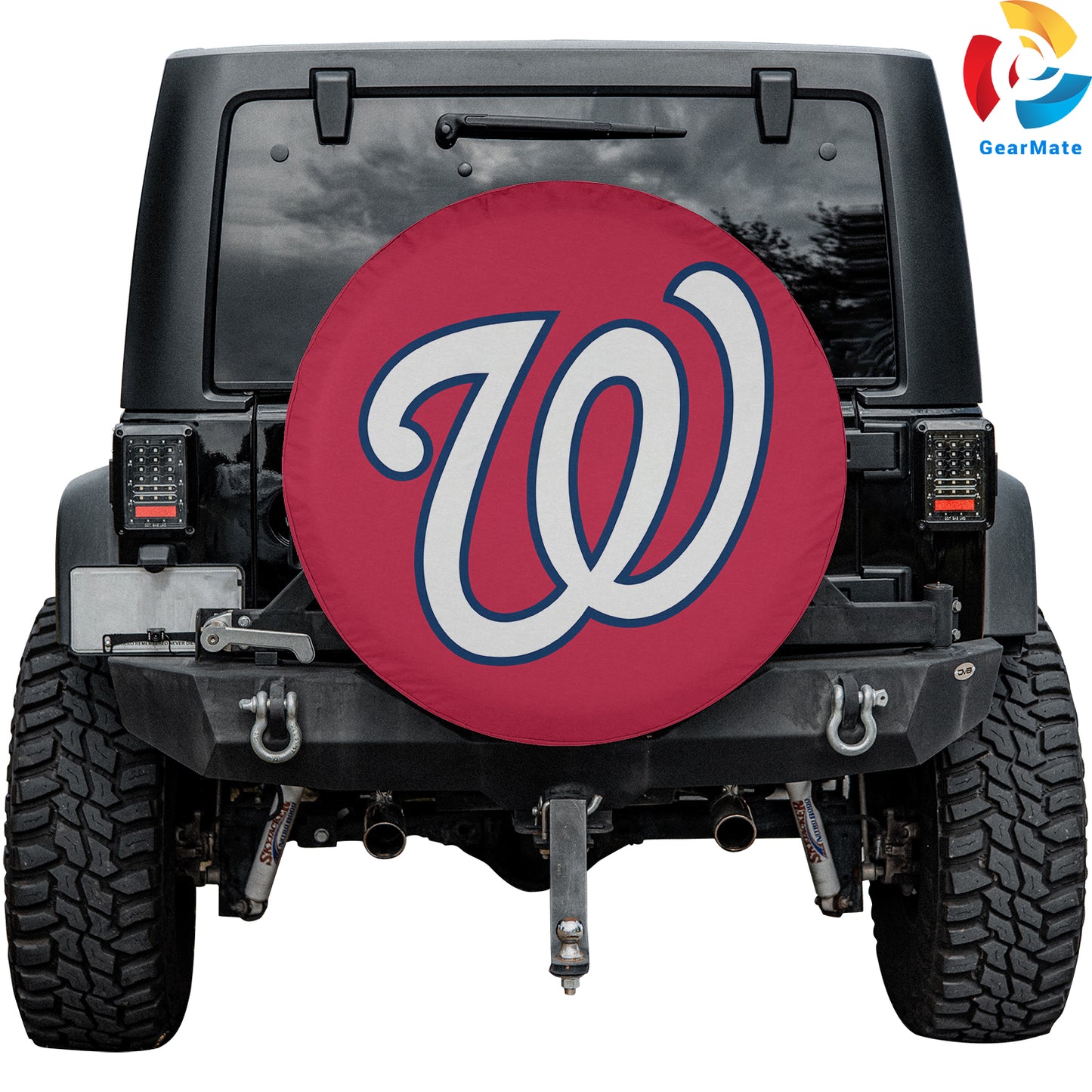 Washington Nationals MLB Spare Tire Cover – Premium Waterproof UV-Resistant Protector