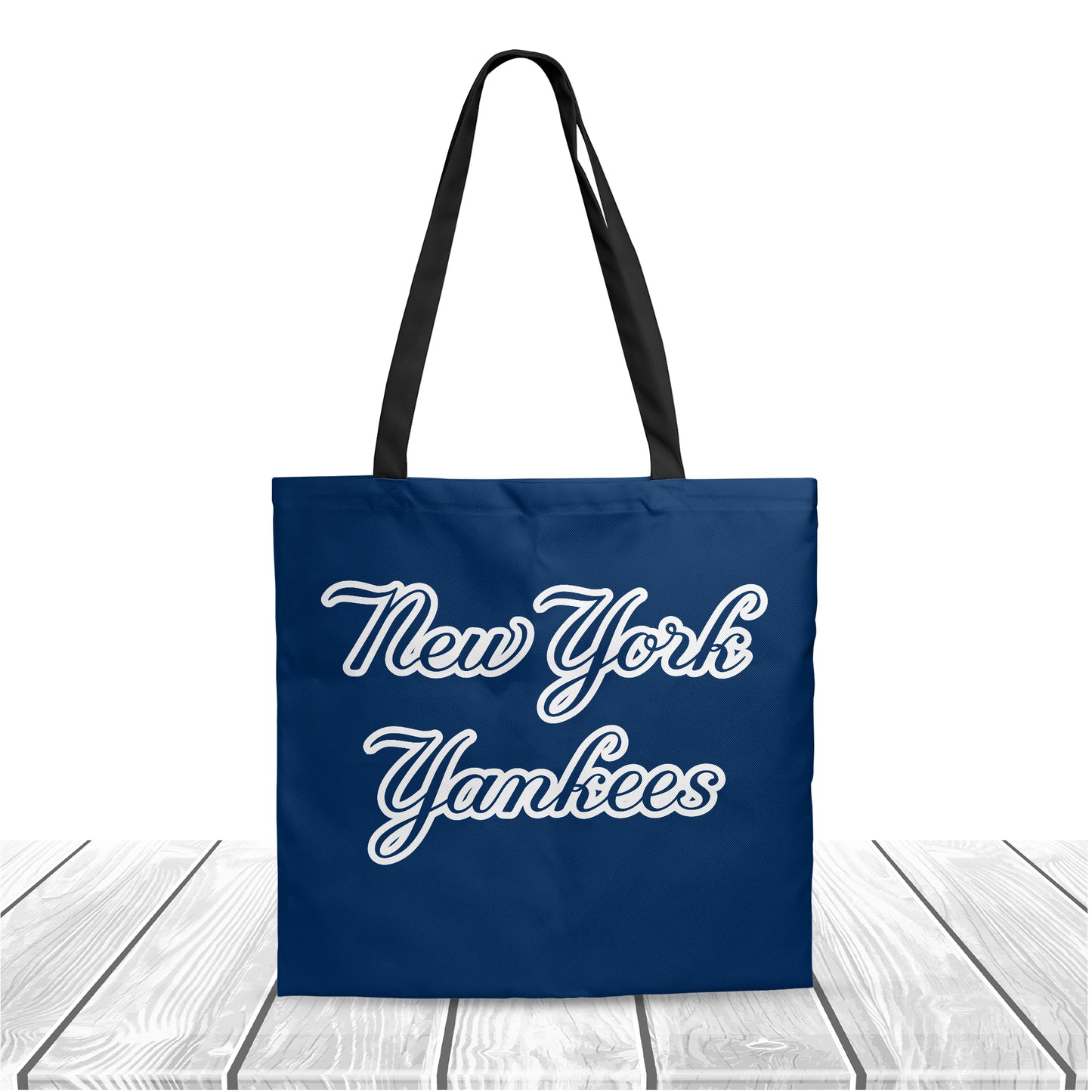 MLB New York Yankees Baseball World Polyester Canvas Tote Bag - Durable and Stylish