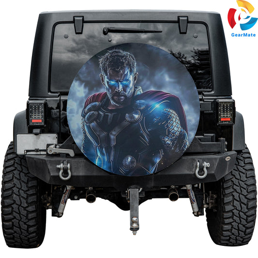 Thor God of Thunder Spare Tire Cover – Premium Waterproof UV Resistant Protector