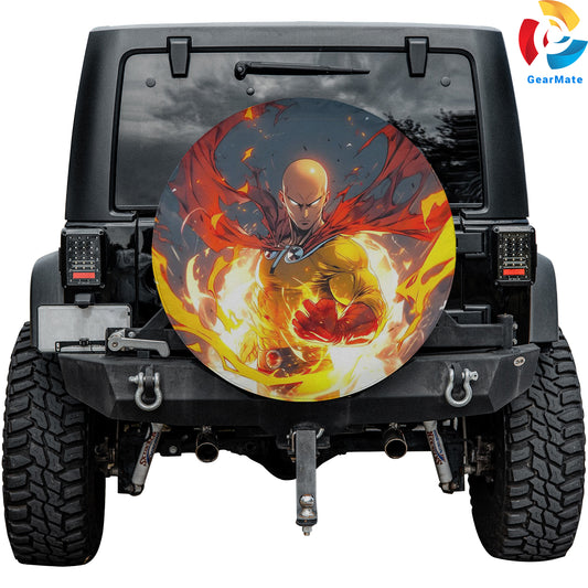 One Punch Man Hero Association Spare Tire Cover – Premium Waterproof UV-Resistant Protector