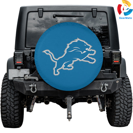 Detroit Lions Spare Tire Cover – Premium Waterproof UV-Resistant Protector