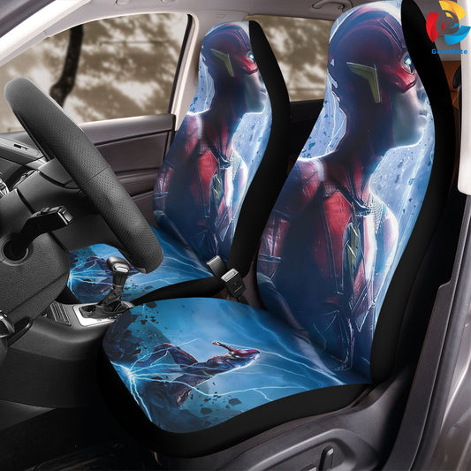 The Flash DC Car Seat Covers – High Quality Graphic and Polar Fleece Protector Set