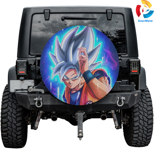 Dragon Ball Goku Super Saiyan Spare Tire Cover – Premium Waterproof UV-Resistant Protector