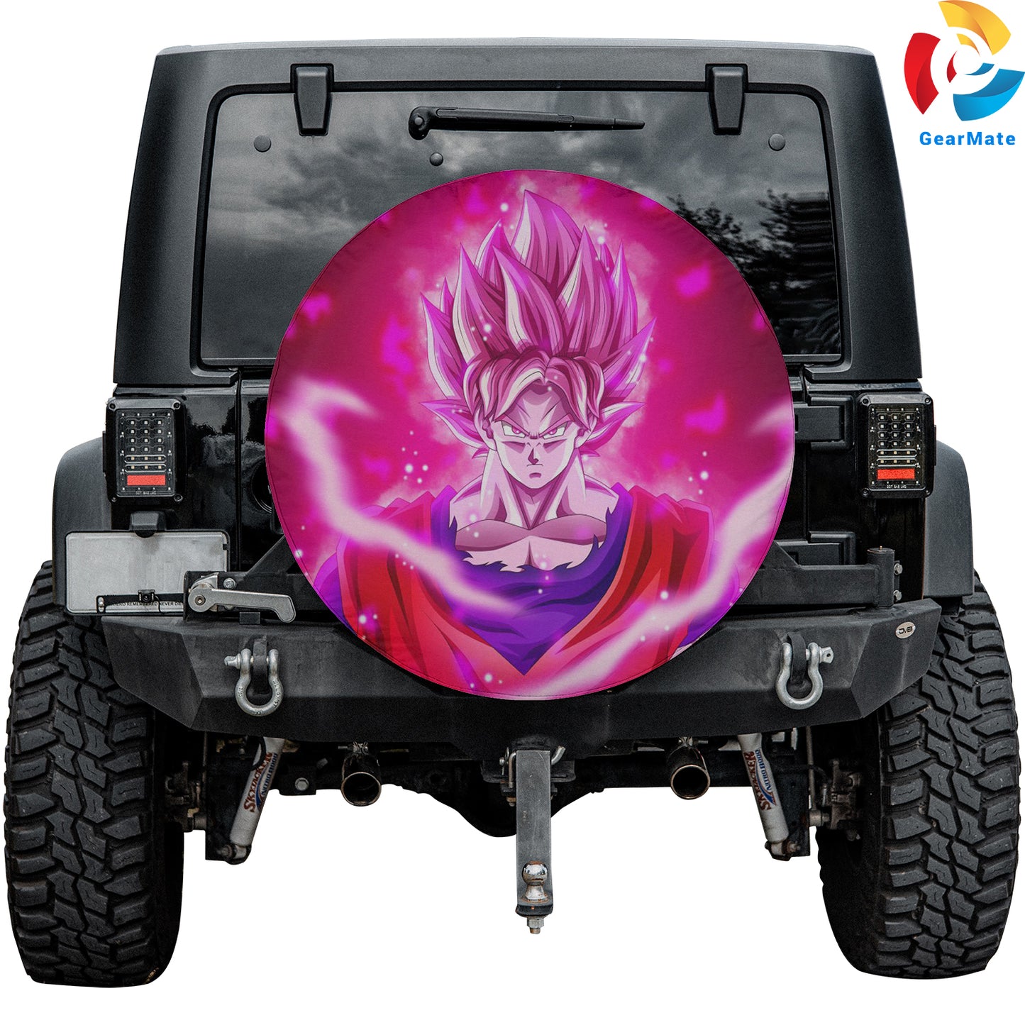 Dragon Ball Saiyan Spirit Spare Tire Cover – Premium Waterproof UV-Resistant Protector