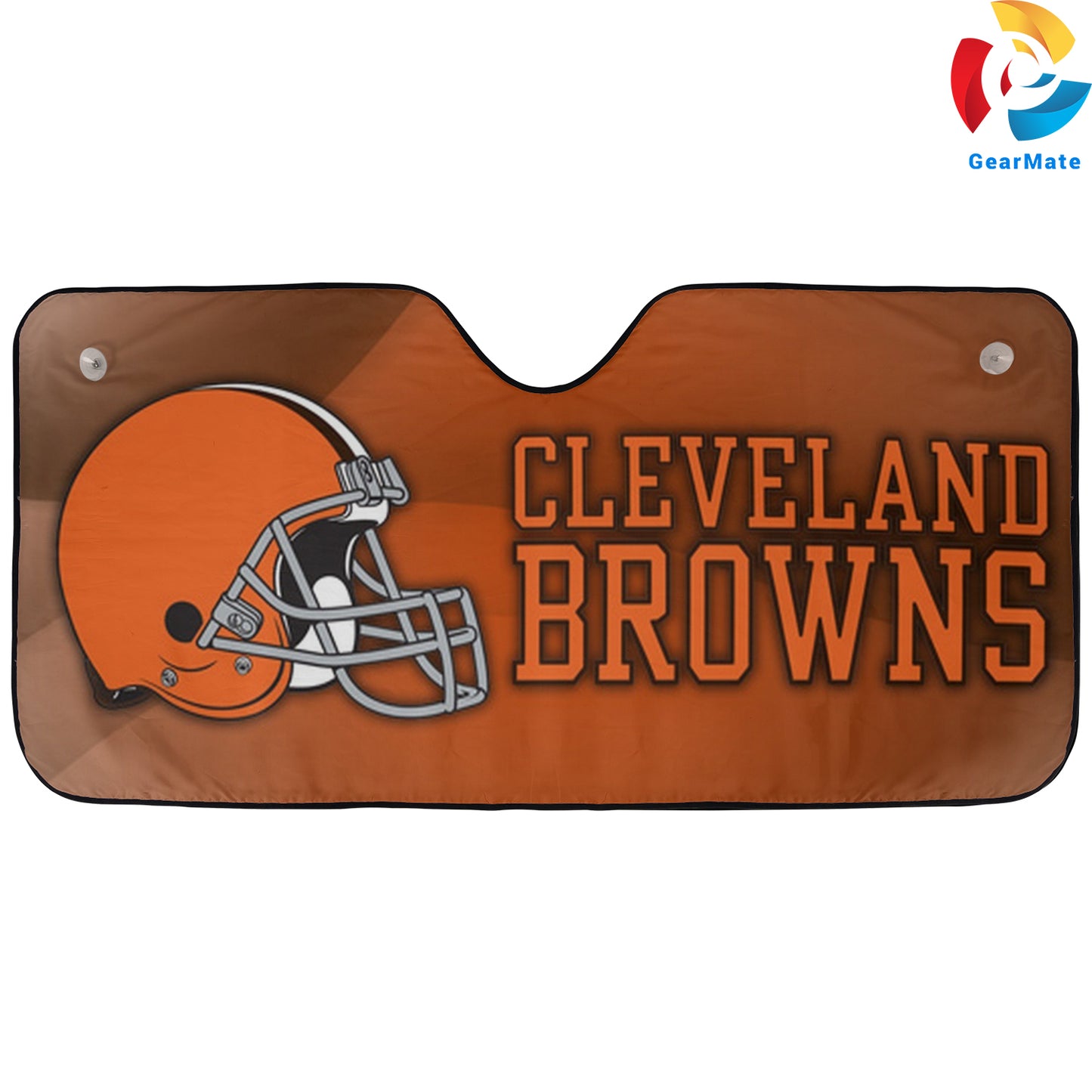 Cleveland Browns NFL Football Team Price Reflective Car Sunshade – Premium Heat & UV Protection, Universal Fit