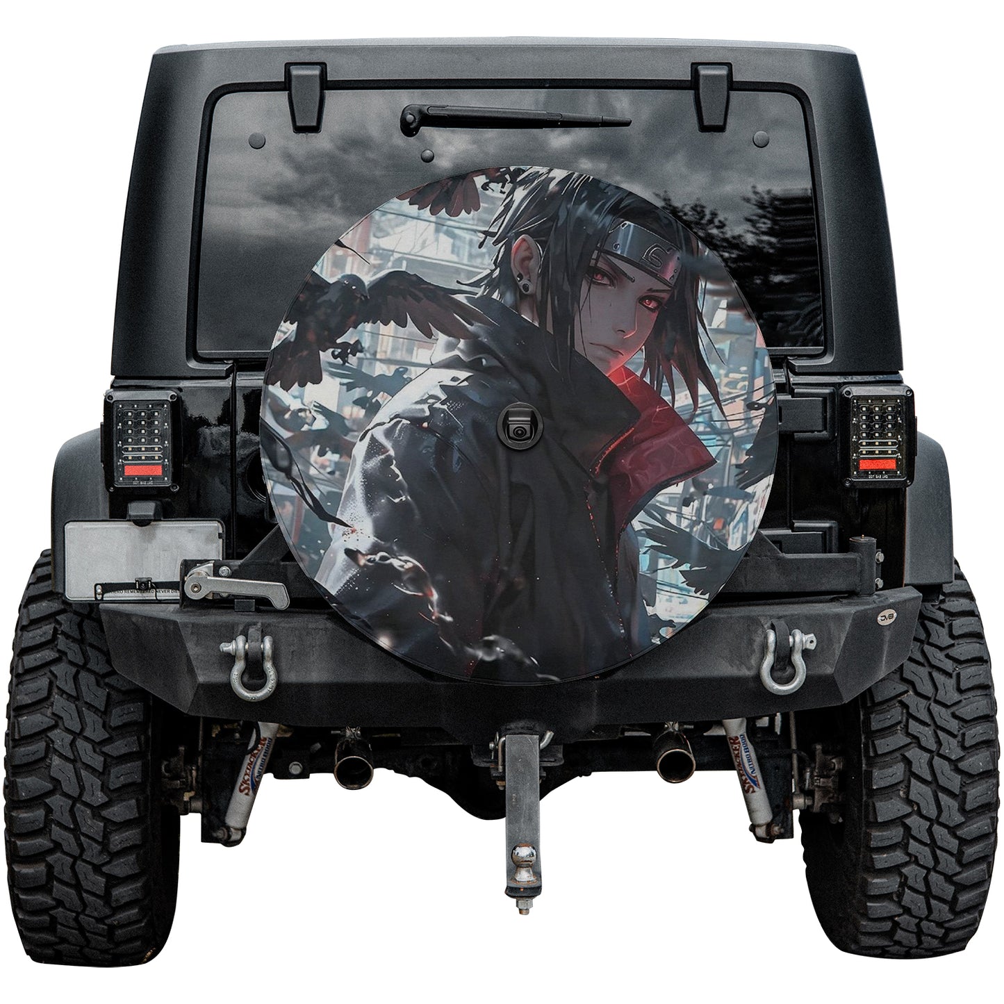 Itachi Uchiha Spare Tire Cover – Premium Waterproof UV Resistant Protector