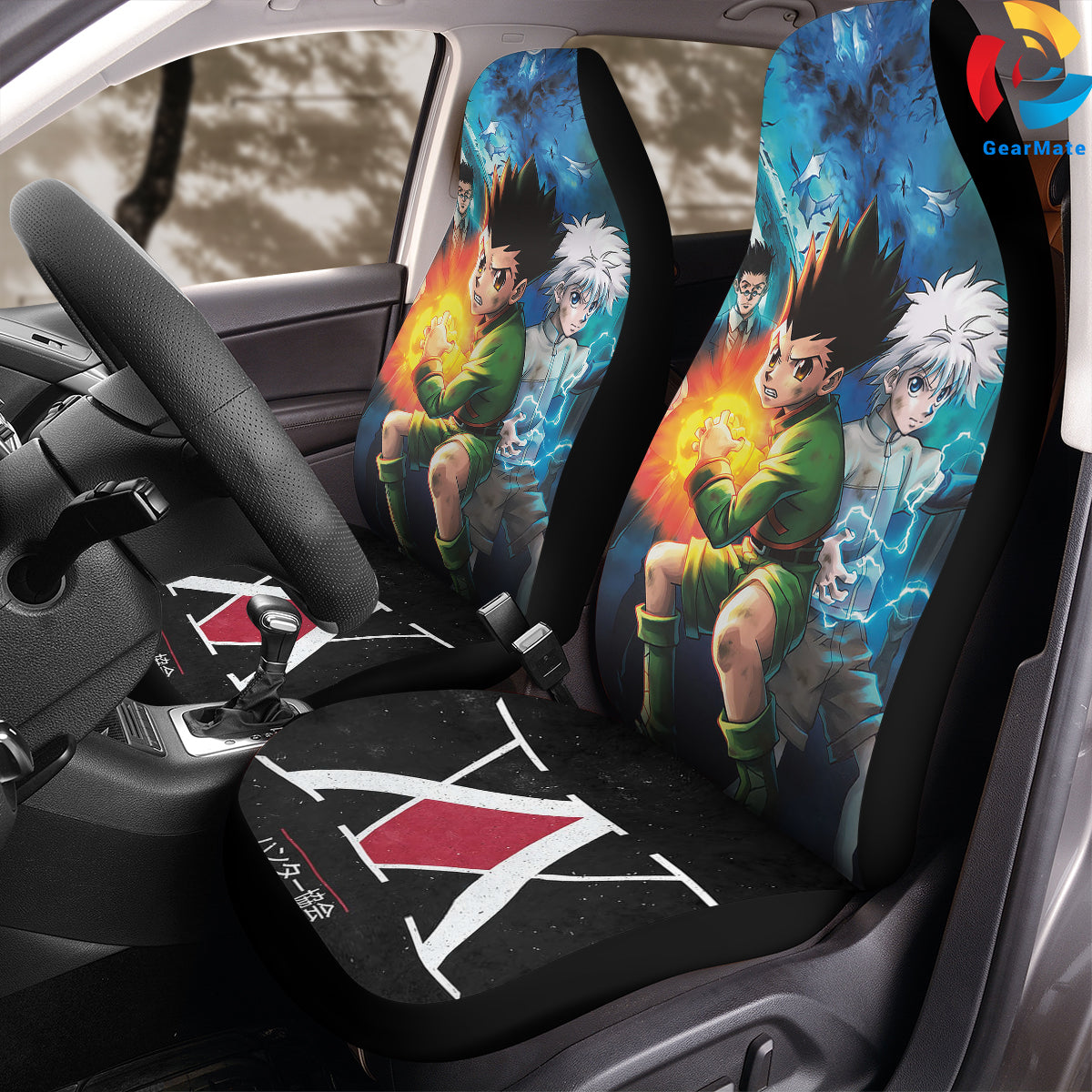 Hunter X Hunter Anime Car Seat Covers – High Quality Graphic and Polar Fleece Protector Set