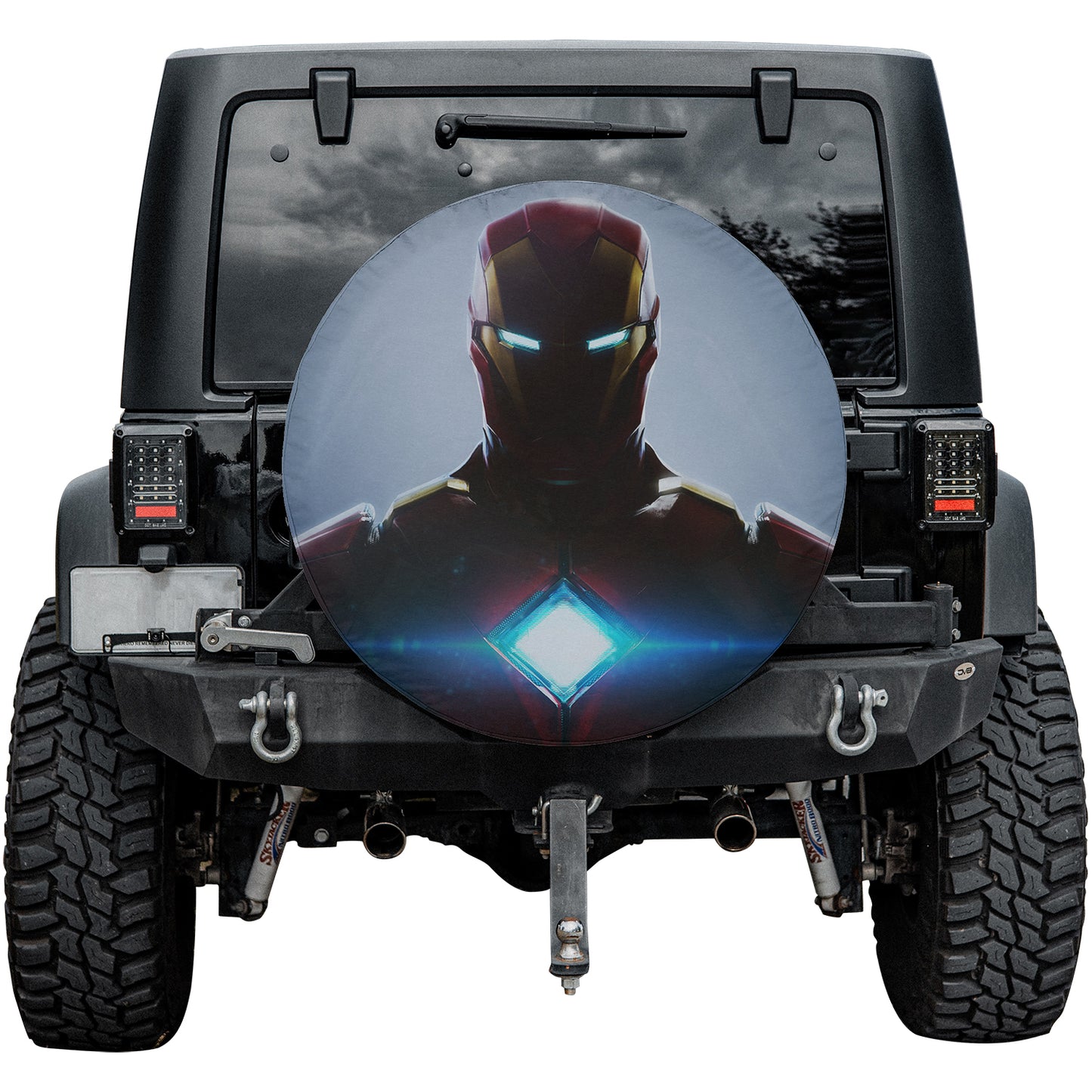 Marvel Iron Man Heroes Spare Tire Cover – Premium Waterproof UV Resistant Protector