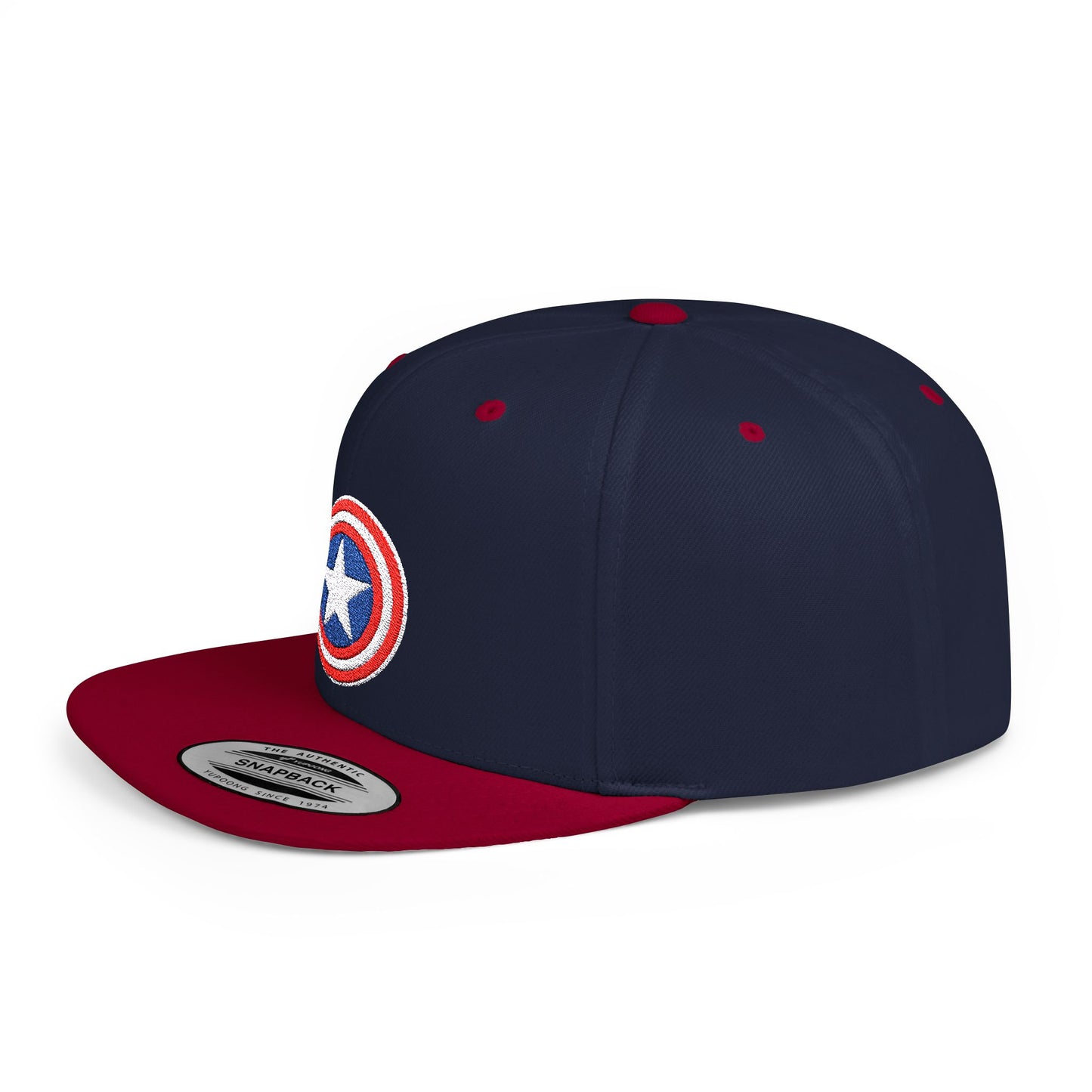 Captain America Shield Marvel Flat Bill Snapback – Lightweight, Custom Fit, Premium Quality