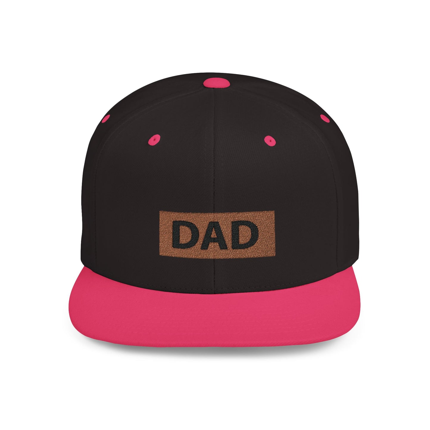 Dad Flat Bill Snapback – Lightweight, Custom Fit, Premium Quality