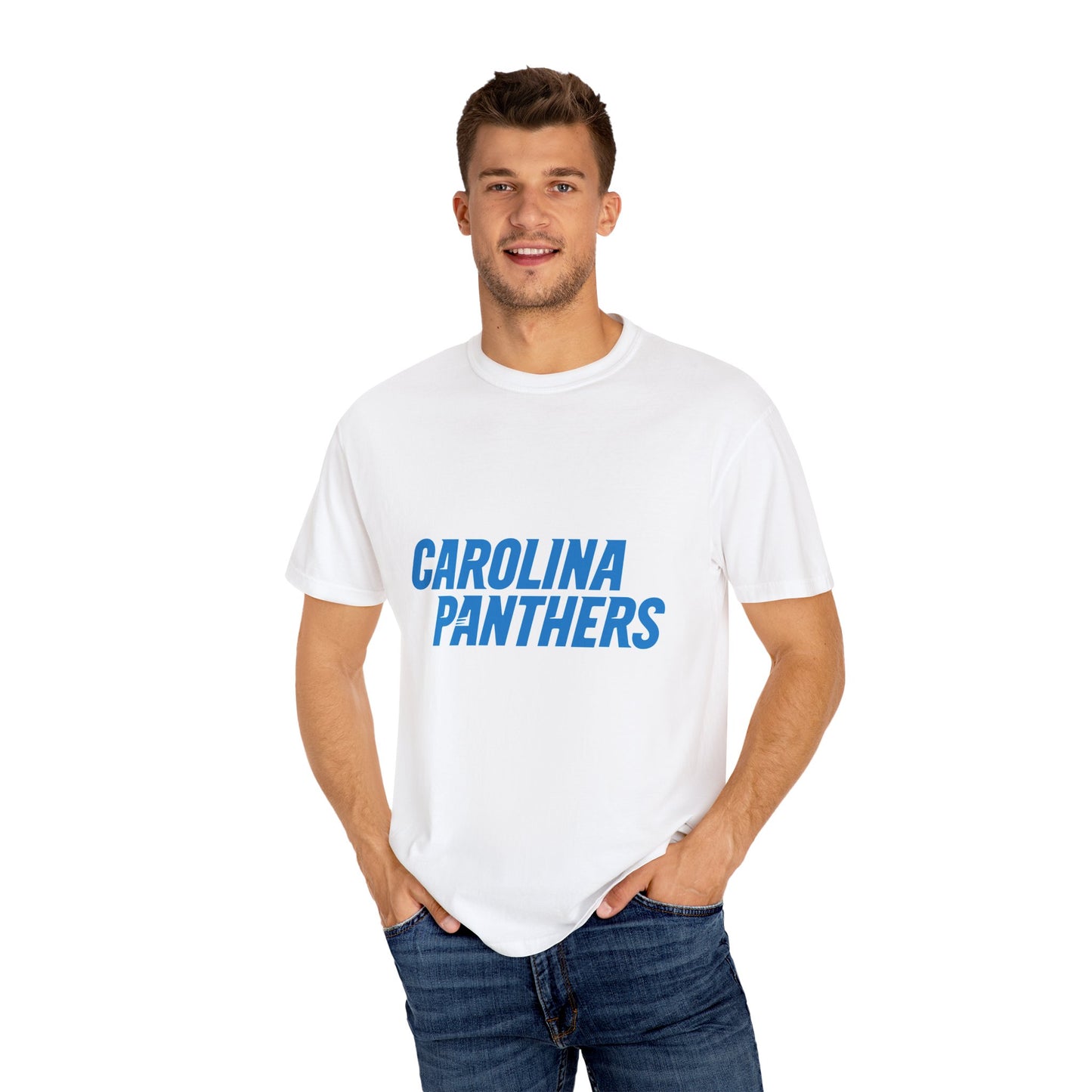 Carolina Panthers Garment-Dyed T-Shirt – Premium Cotton Tee for Customization