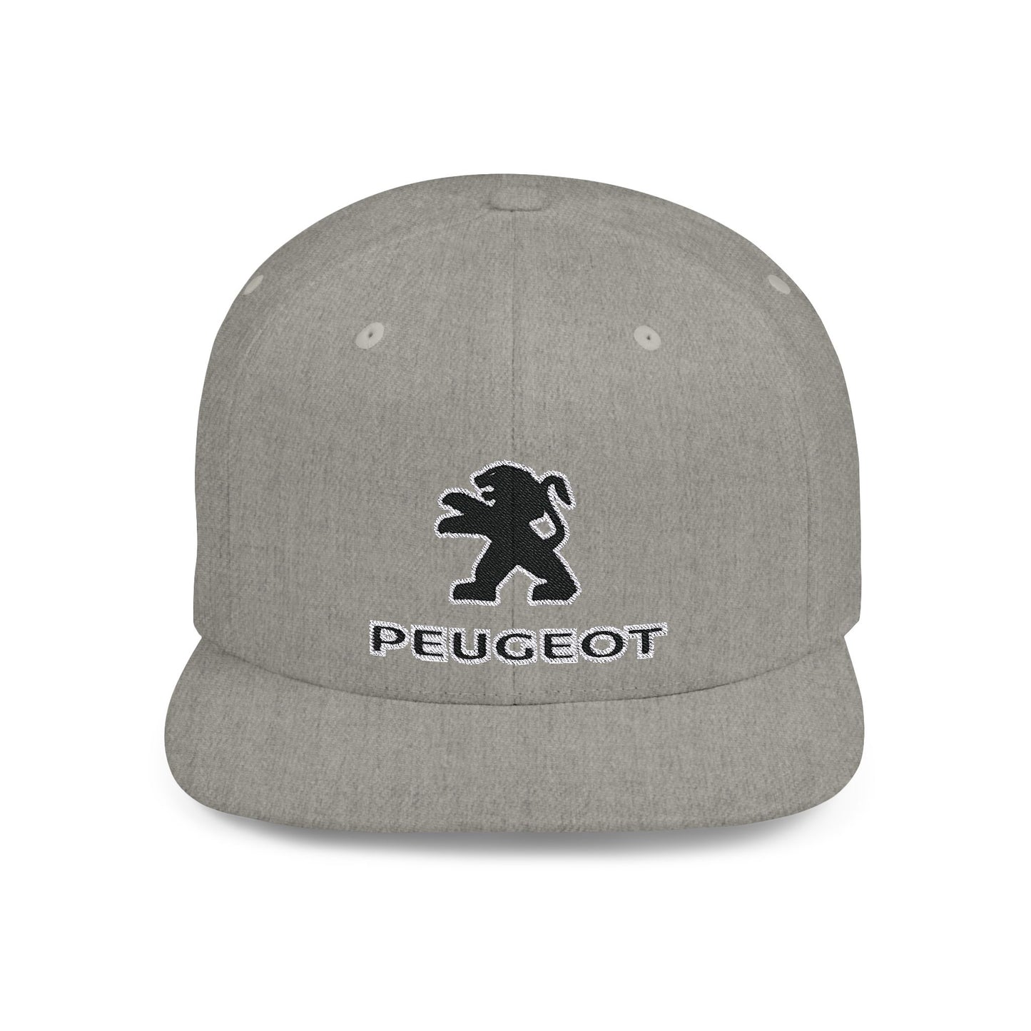 Peugeot Flat Bill Snapback – Lightweight, Custom Fit, Premium Quality