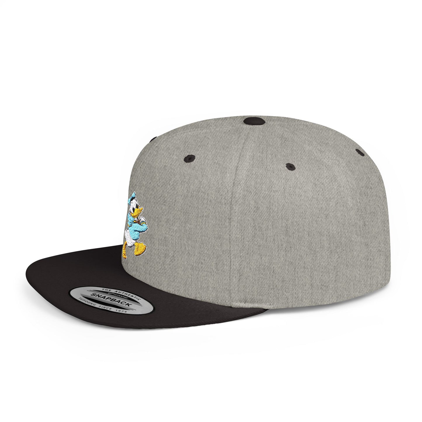 Donal Duck Classic Flat Bill Snapback – Lightweight, Custom Fit, Premium Quality