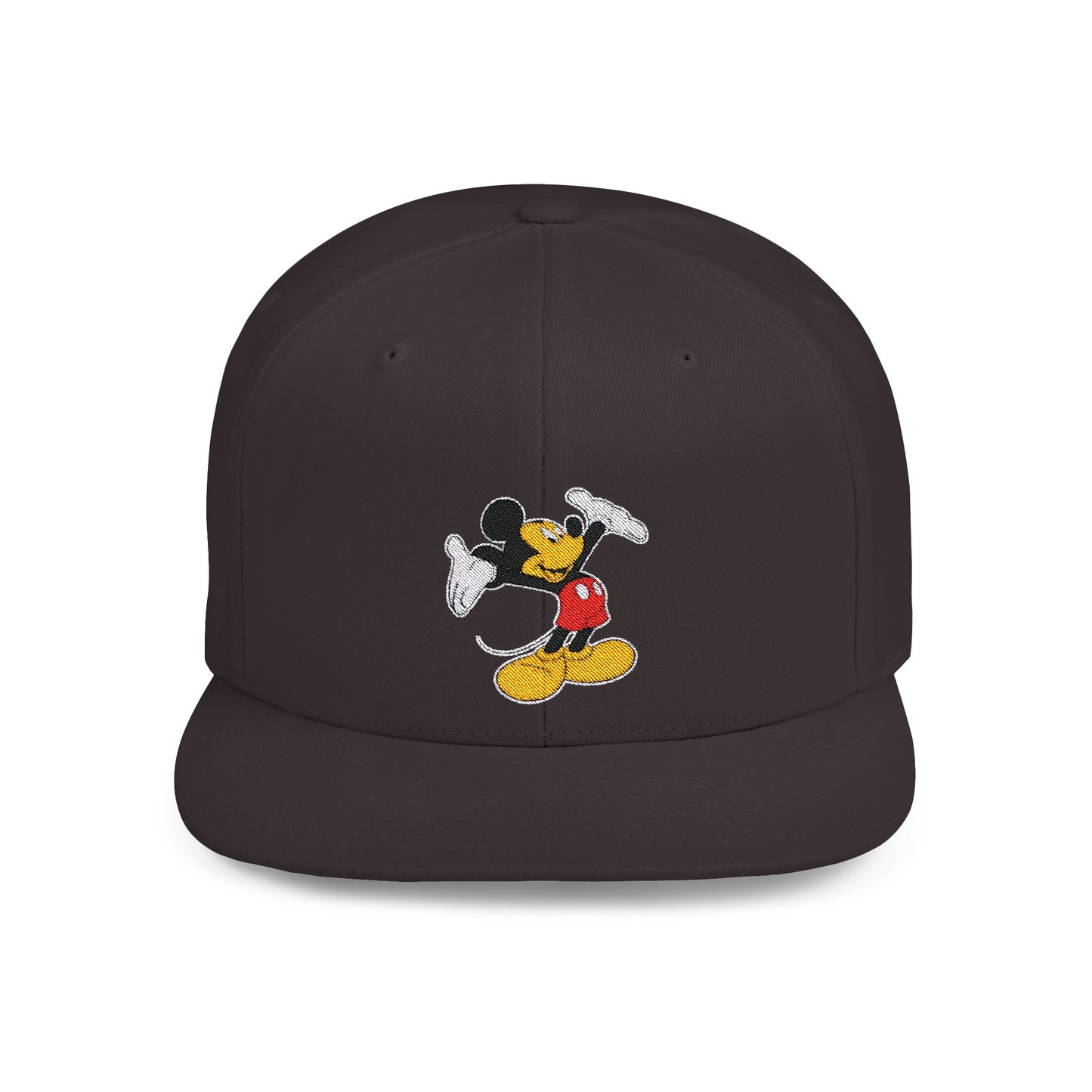 Mickey Mouse Disney Holiday Flat Bill Snapback – Lightweight, Custom Fit, Premium Quality