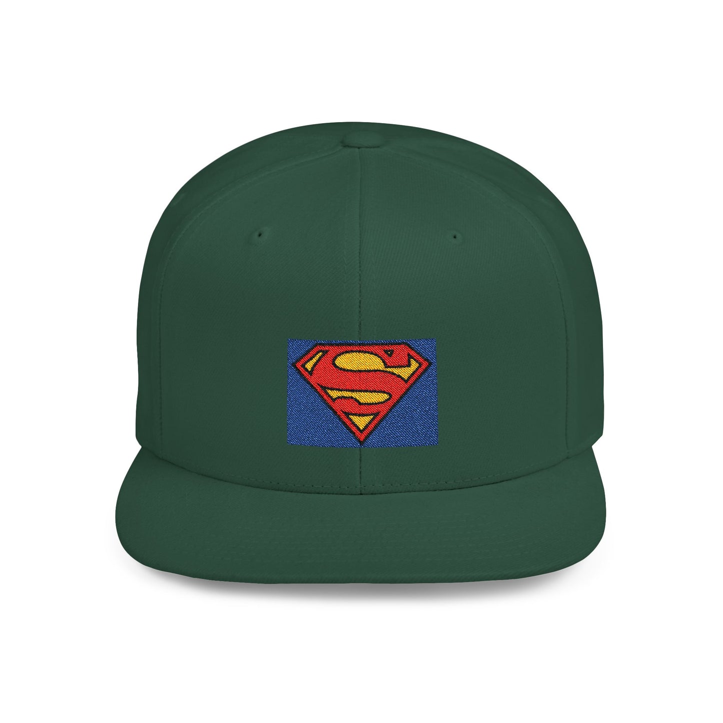 Superman Blue Flat Bill Snapback – Lightweight, Custom Fit, Premium Quality