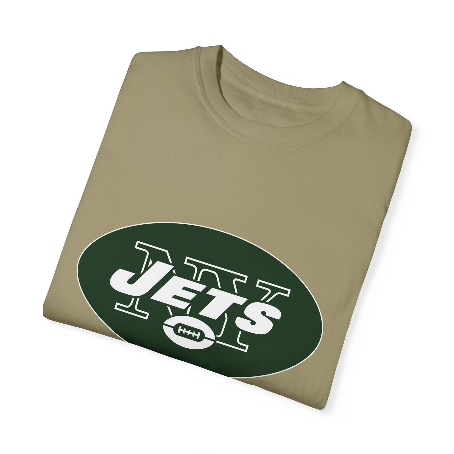 New York Jets Football Products Garment-Dyed T-Shirt – Premium Cotton Tee for Customization