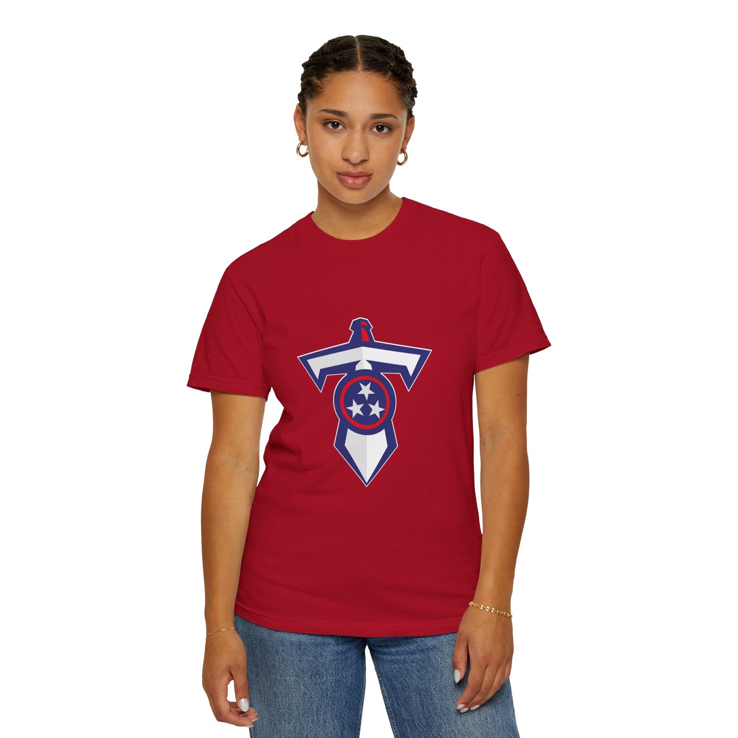 Tennessee Titans Apparel Garment-Dyed T-Shirt – Premium Cotton Tee for Customization