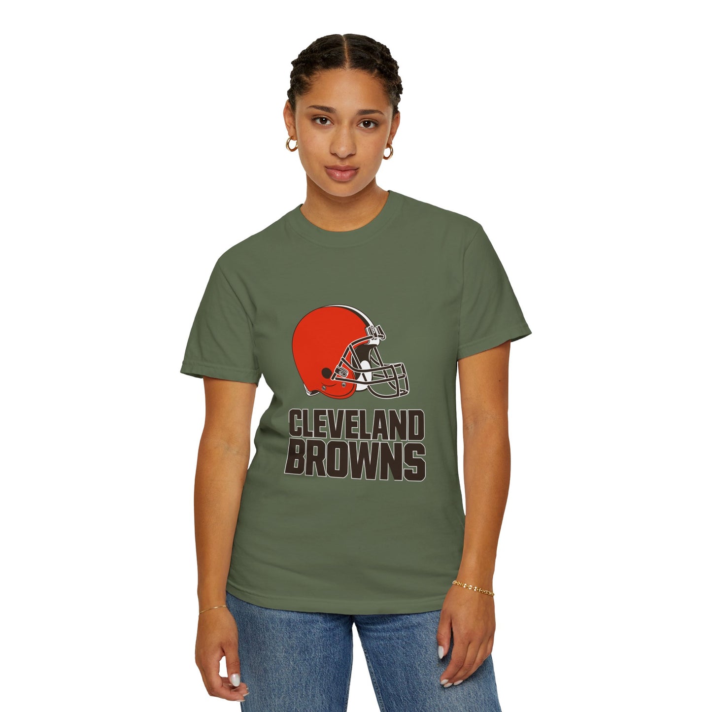 Cleveland Browns Garment-Dyed T-Shirt – Premium Cotton Tee for Customization