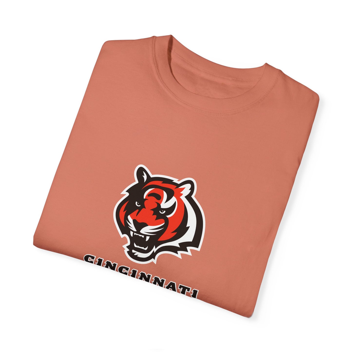 Cincinnati Bengals Gear Garment-Dyed T-Shirt – Premium Cotton Tee for Customization