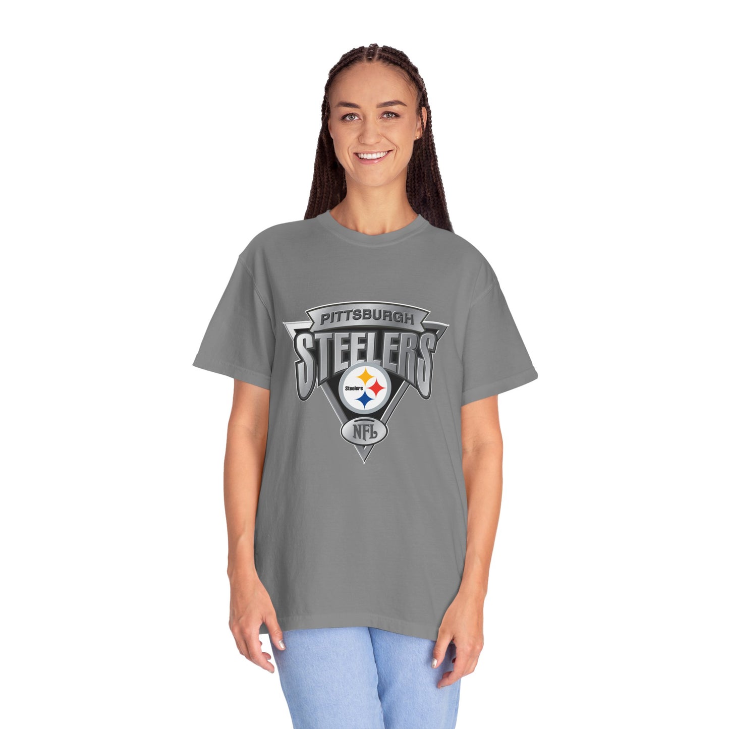 Pittsburgh Steelers Nation Garment-Dyed T-Shirt – Premium Cotton Tee for Customization