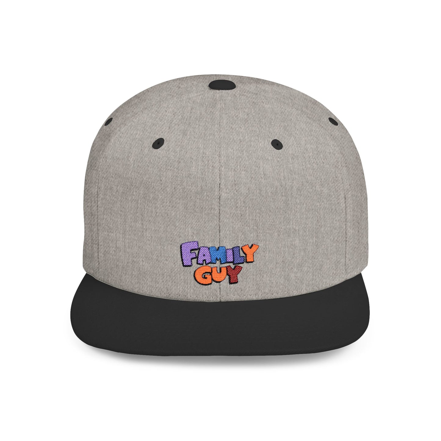 Icons Embroidered Family Guy Flat Bill Snapback – Lightweight, Custom Fit, Premium Quality