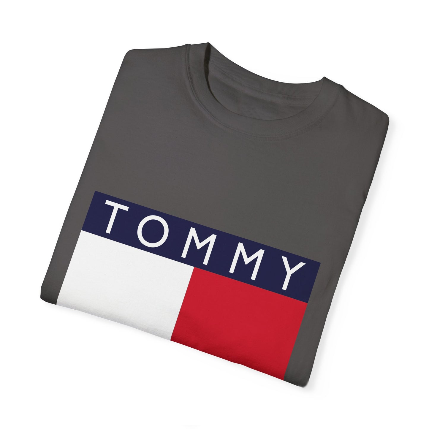 Tommy Hilfiger Garment-Dyed T-Shirt – Premium Cotton Tee for Customization